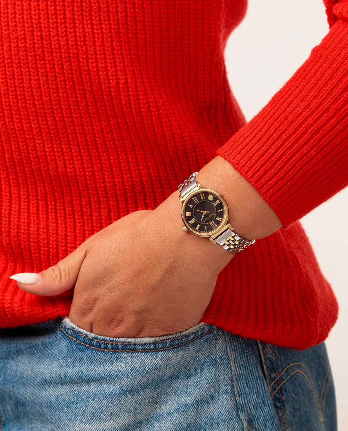 Anne Klein - Reloj de pulsera para mujer