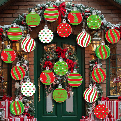Barydat - 30 adornos grandes de bolas de Navidad, decoración de árb...