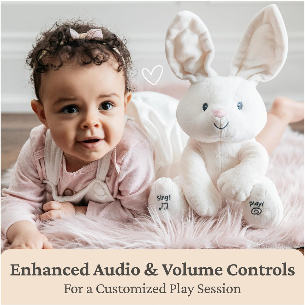 GUND Baby Flora Bunny Juguete musical interactivo animado para bebé...