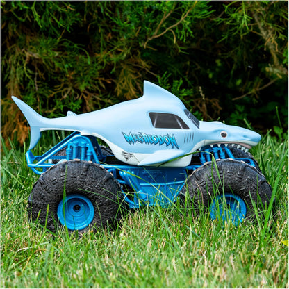 Monster Jam Camión Monster RC todo terreno Megalodon Storm | Drive...