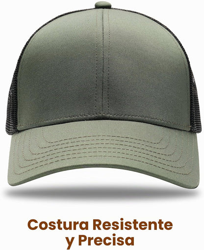 FURTALK Gorra de béisbol de malla estructurada para hombre, ajustab...