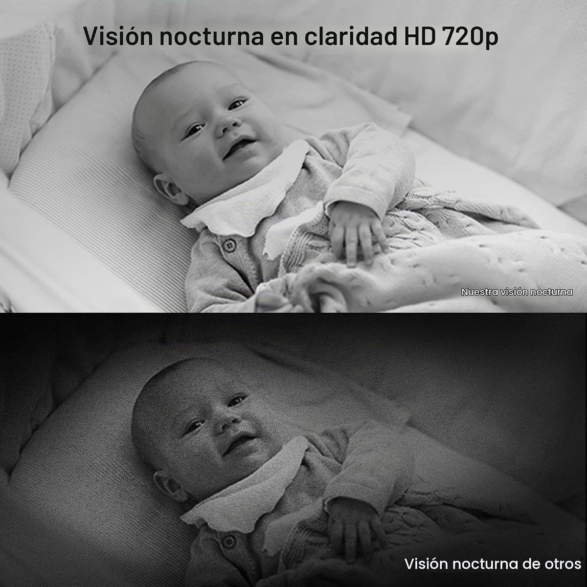 VTech VM818HD Monitor de bebé con video HD de 5 pulgadas y 720p | S...