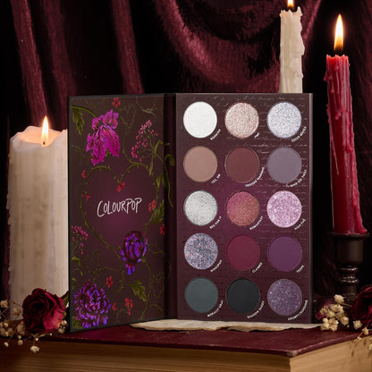 ColourPop Paleta de sombras de ojos A Shadow of Secrets, 15 sombras...
