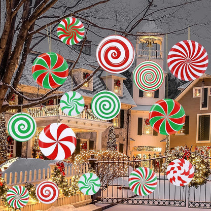 12 piezas de adornos colgantes de Navidad grandes de 12 pulgadas\/1...