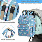 Mochila para pañales, bolsas de pañales para bebés, niñas y niños,...