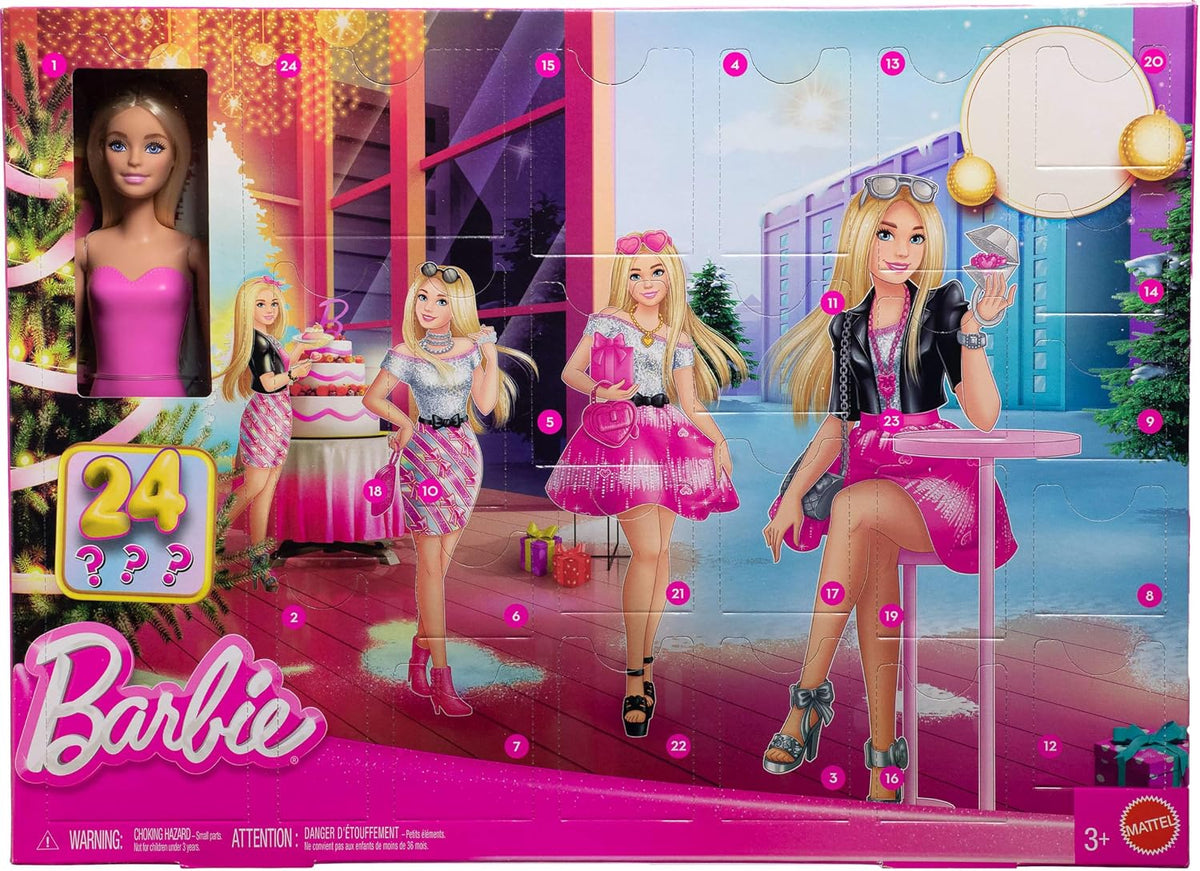 Barbie Calendario de Adviento para muñecas con 24 accesorios | Muñe...