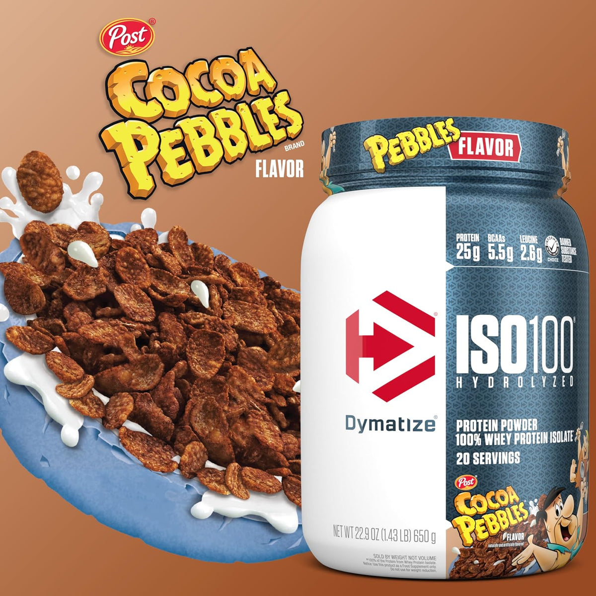 Dymatize Proteína en polvo ISO100, 100% aislado de suero de leche |...
