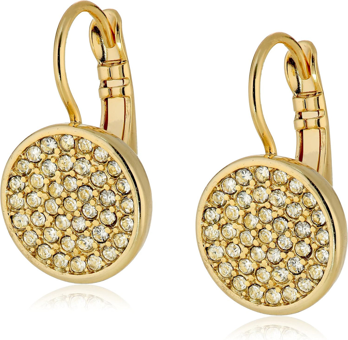 Anne Klein Pendientes de cristal para mujer, joyería de moda llamat...