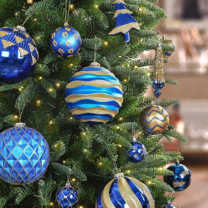 Alupssuc Adornos de bolas de Navidad grandes de 6 pulgadas\/5.906 i...