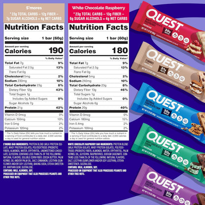 Quest Nutrition Ultimate Variety Pack Barras de proteínas, altas en...