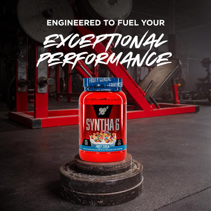 BSN SYNTHA-6 Proteína en polvo premium, cereales afrutados, 28 porc...