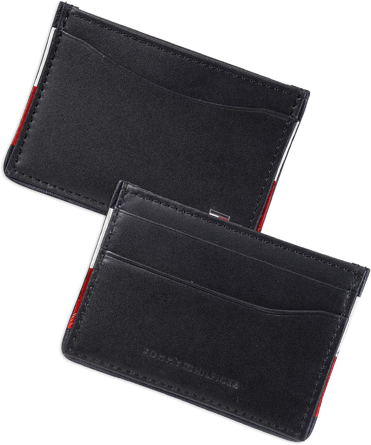 Tommy Hilfiger Cartera Passcase para hombre con ventana de identifi...