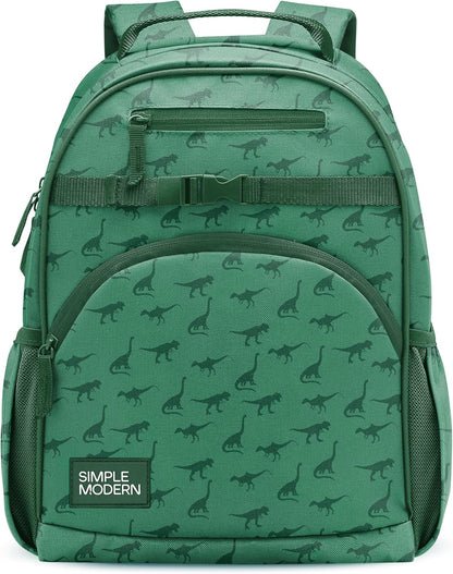 Simple Modern Mochila para niños y niñas escolares, -Dino Mundo, Ni...
