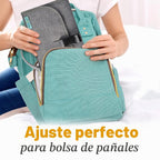 Kopi Baby - Cambiador de pañales portátil con bolsillo para toallit...
