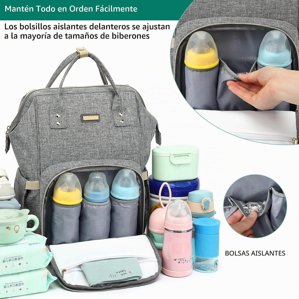GAIVP Mochila para pañales, bolsas de pañales para bebés, niñas y n...