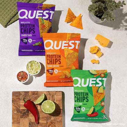 Quest Nutrition Spicy Sweet Chili Tortilla Chip, 0.67 oz de proteín...