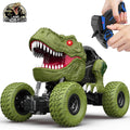 YEZI Coche de dinosaurio a control remoto para niños y niños, camió...