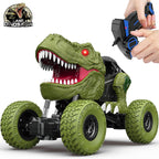 YEZI Coche de dinosaurio a control remoto para niños y niños, camió...