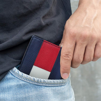 Tommy Hilfiger Cartera Passcase para hombre con ventana de identifi...