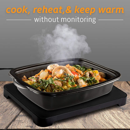 HOTLOGIC Mini Caja de Almuerzo Eléctrica Portátil con Contenedor de...