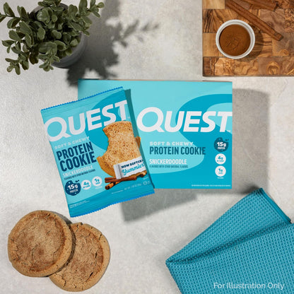 Quest Nutrition Snickerdoodle - Galleta de proteína, 0.53 oz de pro...