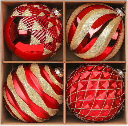 Alupssuc Adornos de bolas de Navidad grandes de 6 pulgadas\/5.906 i...