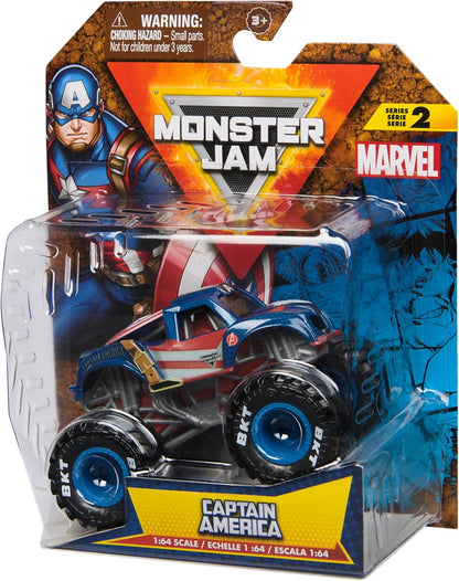 Monster Jam - Camión monstruo oficial de Marvel Captain America, ve...