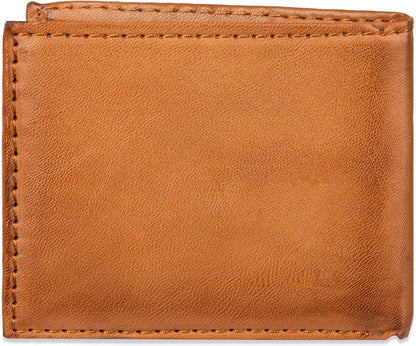 Billetera bifold delgada de capacidad extra con RFID para hombres d...