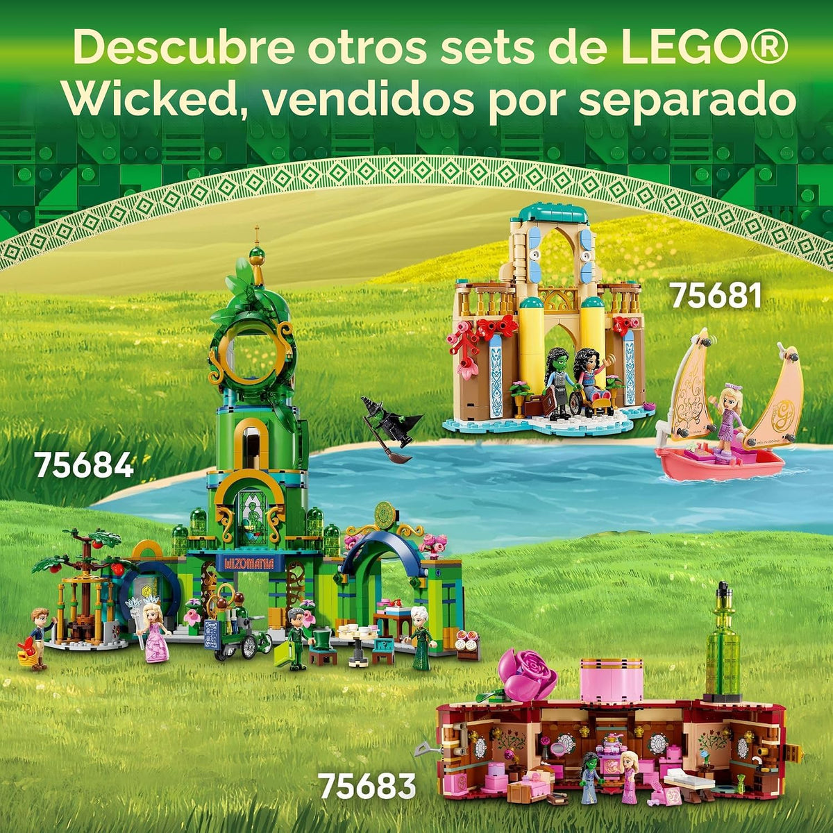 LEGO Wicked Elphaba &amp; Glinda Figures Juguetes de construcción -...