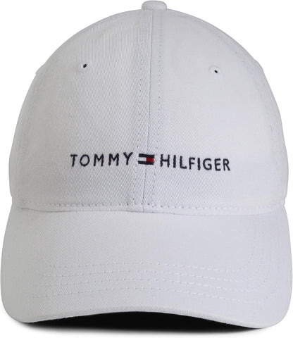 Tommy Hilfiger - Gorra de béisbol ajustable de algodón con logo par...