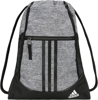 adidas Alliance Sackpack - Mochila con cordón para deportes, bolsa...