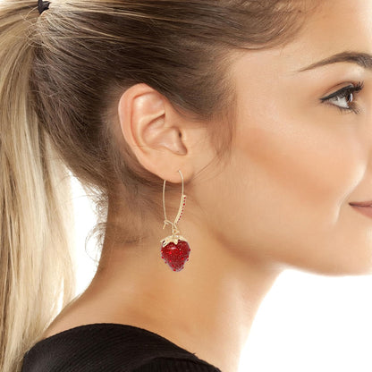 Betsey Johnson Pendientes Sweetheart para mujer