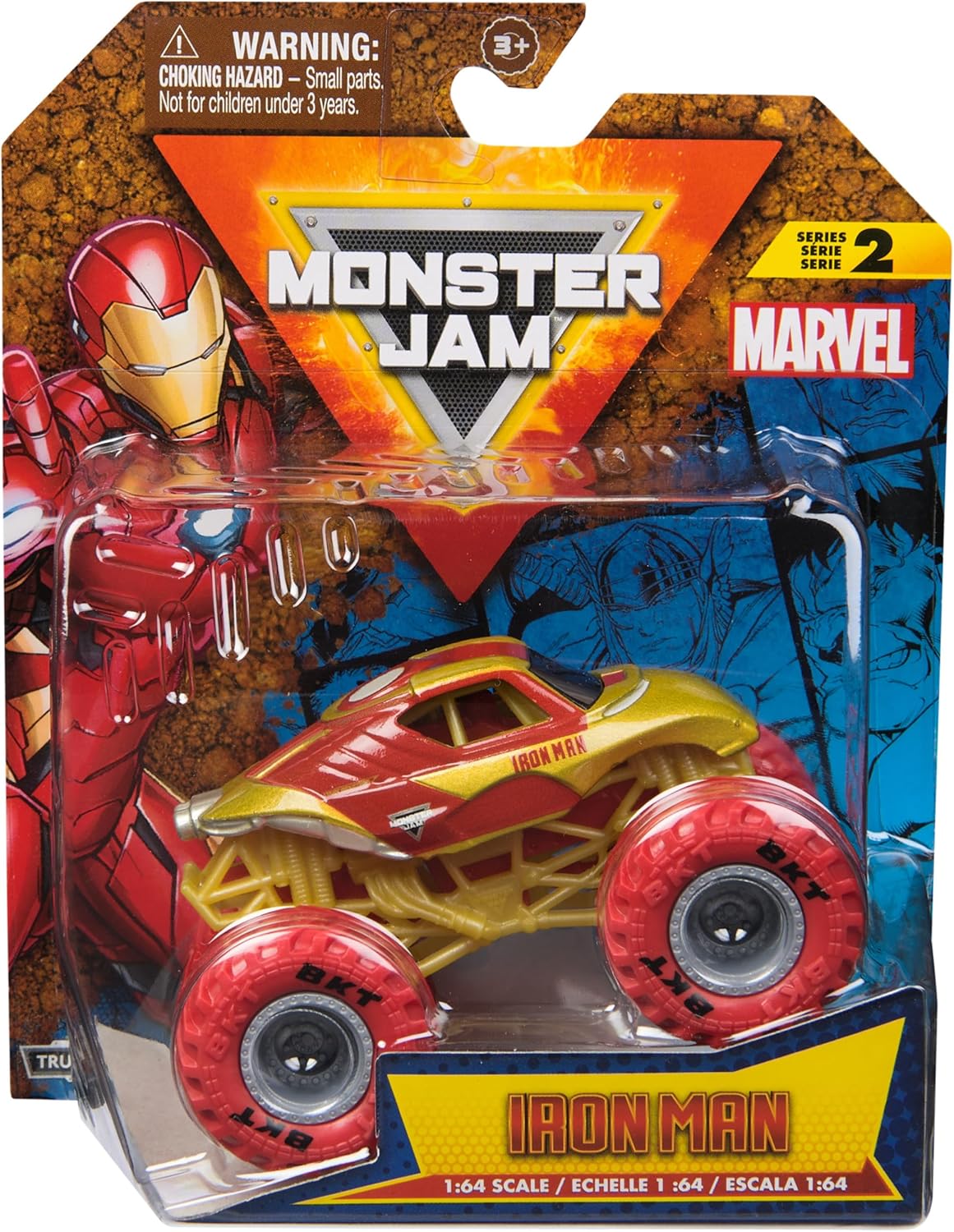Monster Jam, Marvel - Camión monstruo oficial de Iron Man, vehículo...