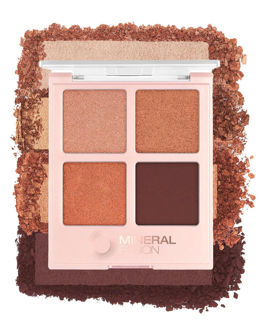 Mineral Fusion Paleta de sombras de ojos (Speakeasy) | Cuatro tonos...