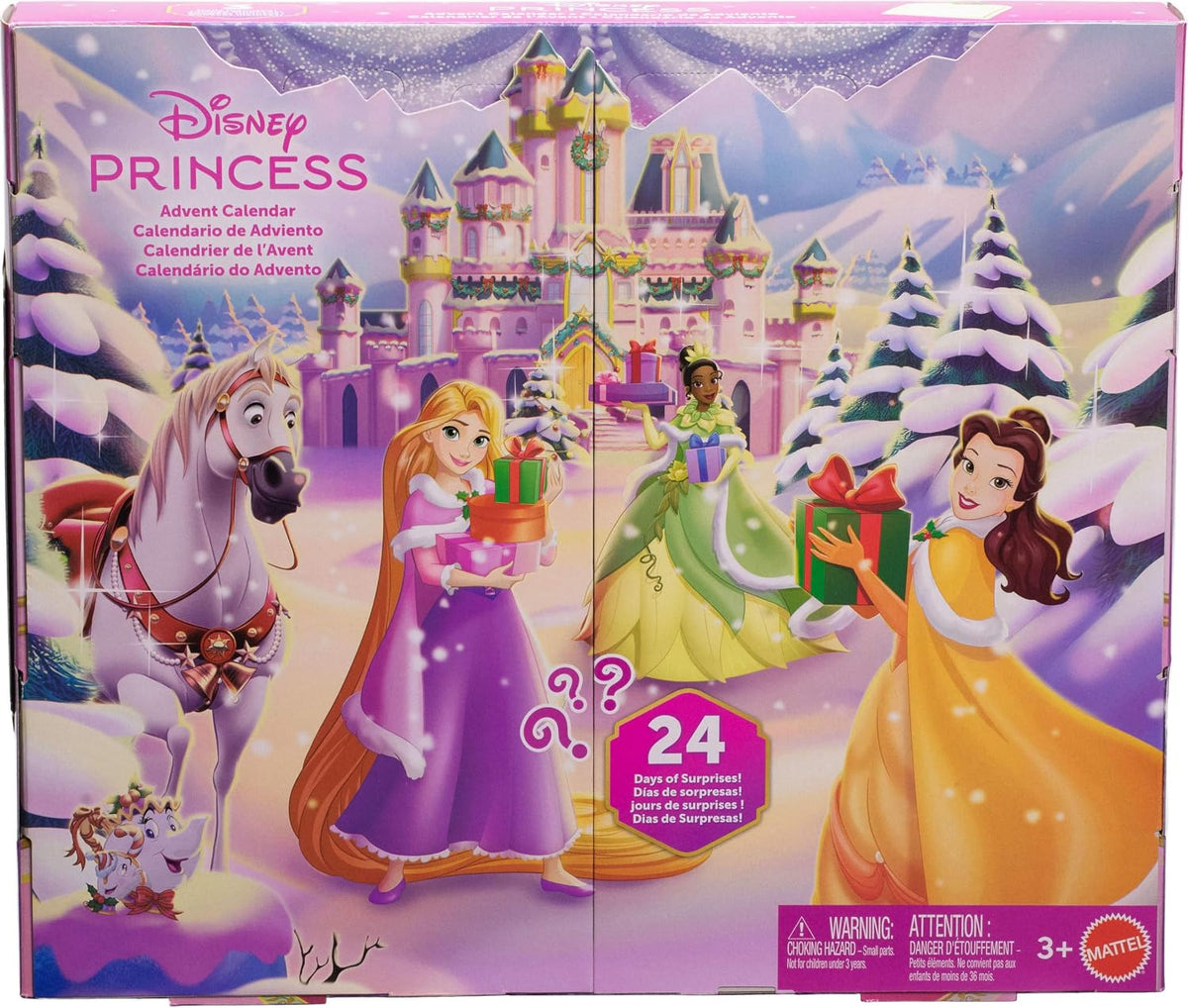 Calendario de Adviento de princesas de Disney de Mattel con muñecas...