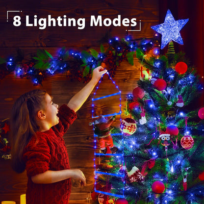 Toodour Luz LED de Navidad, luces decorativas de escalera de Navida...