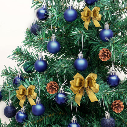 Adornos de bola de Navidad de 30 quilates, decoración de árbol de N...