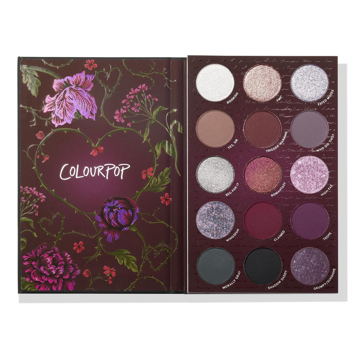 ColourPop Paleta de sombras de ojos A Shadow of Secrets, 15 sombras...