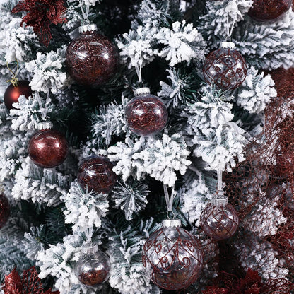 Wironlst Adornos de Bolas de Navidad Irrompibles Transparentes de P...