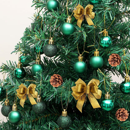 Adornos de bola de Navidad de 30 quilates, decoración de árbol de N...