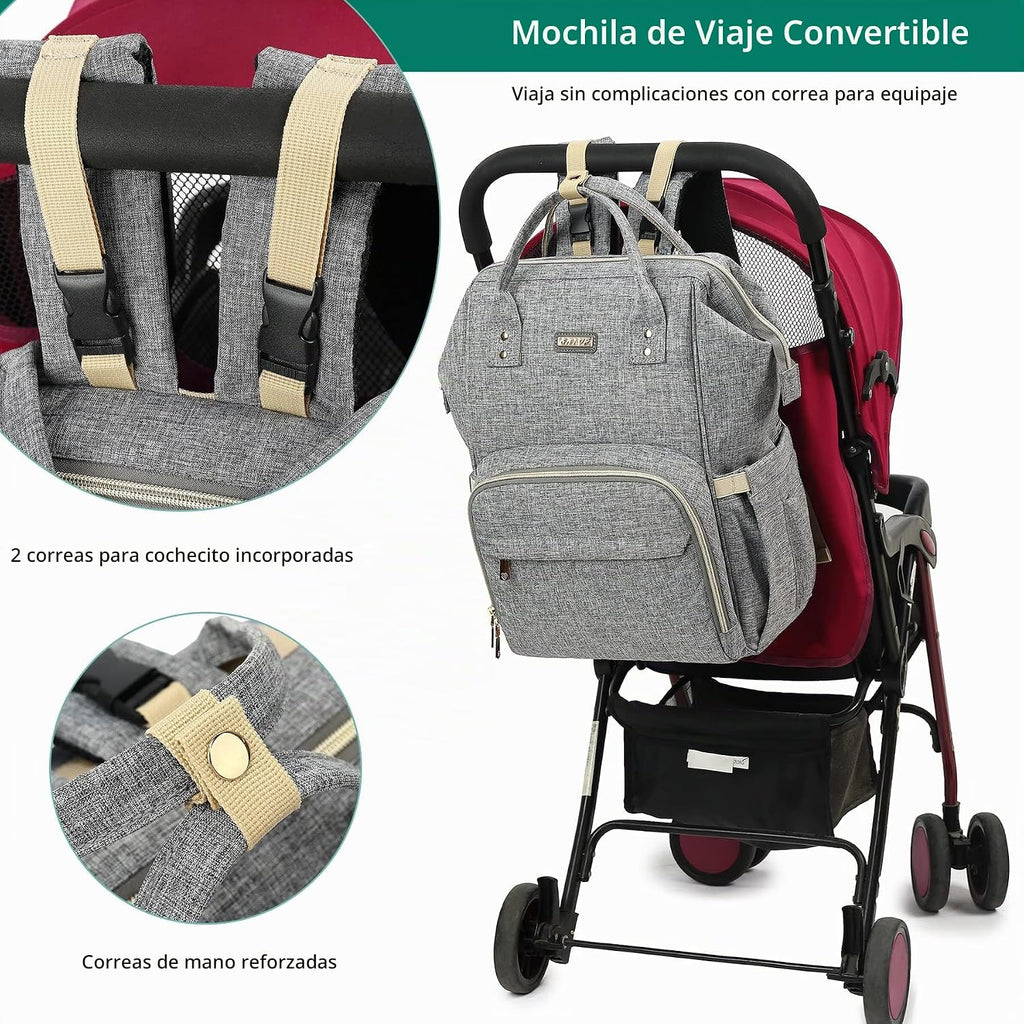 GAIVP Mochila para pañales, bolsas de pañales para bebés, niñas y n...