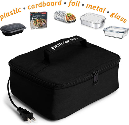 HOTLOGIC Mini Caja de Almuerzo Eléctrica Portátil con Contenedor de...
