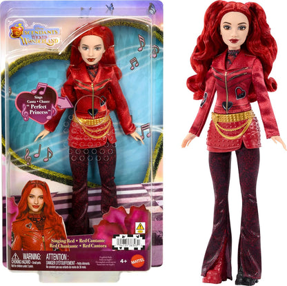 Mattel Disney Descendants: Wicked Wonderland - Muñeca roja cantando...