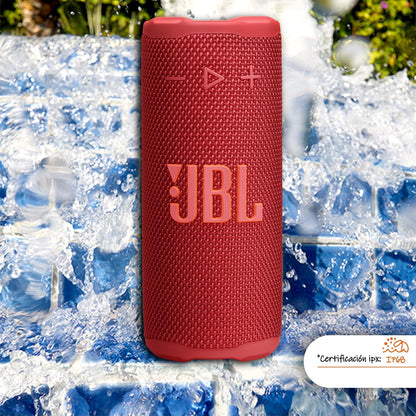 JBL Altavoz Bluetooth portátil Grip, impermeable, luz ambiental - r...