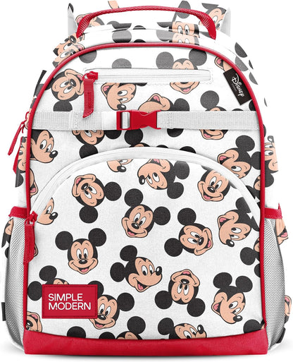 Simple Modern Disney Mickey Mouse - Mochila para niños y niñas, 12L...