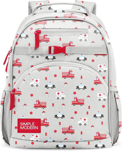 Simple Modern Mochila para niños y niñas escolares, -Primeros respo...