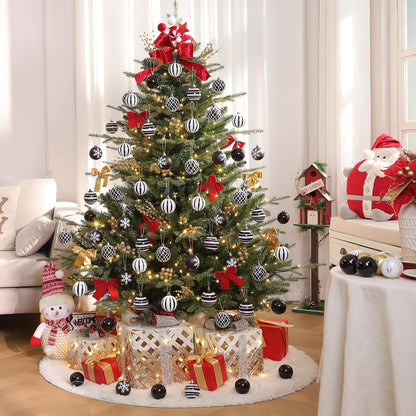 SHareconn 30 bolas de árbol de Navidad de 2.36 pulgadas, adornos en...