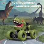 YEZI Coche de dinosaurio a control remoto para niños y niños, camió...